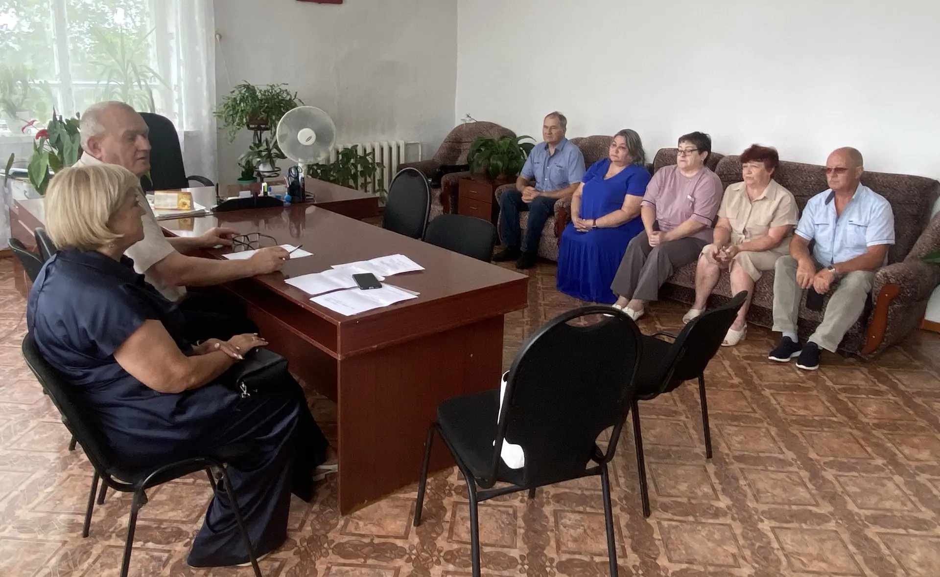С рабочим визитом побывал в Троицкой сельской территории.