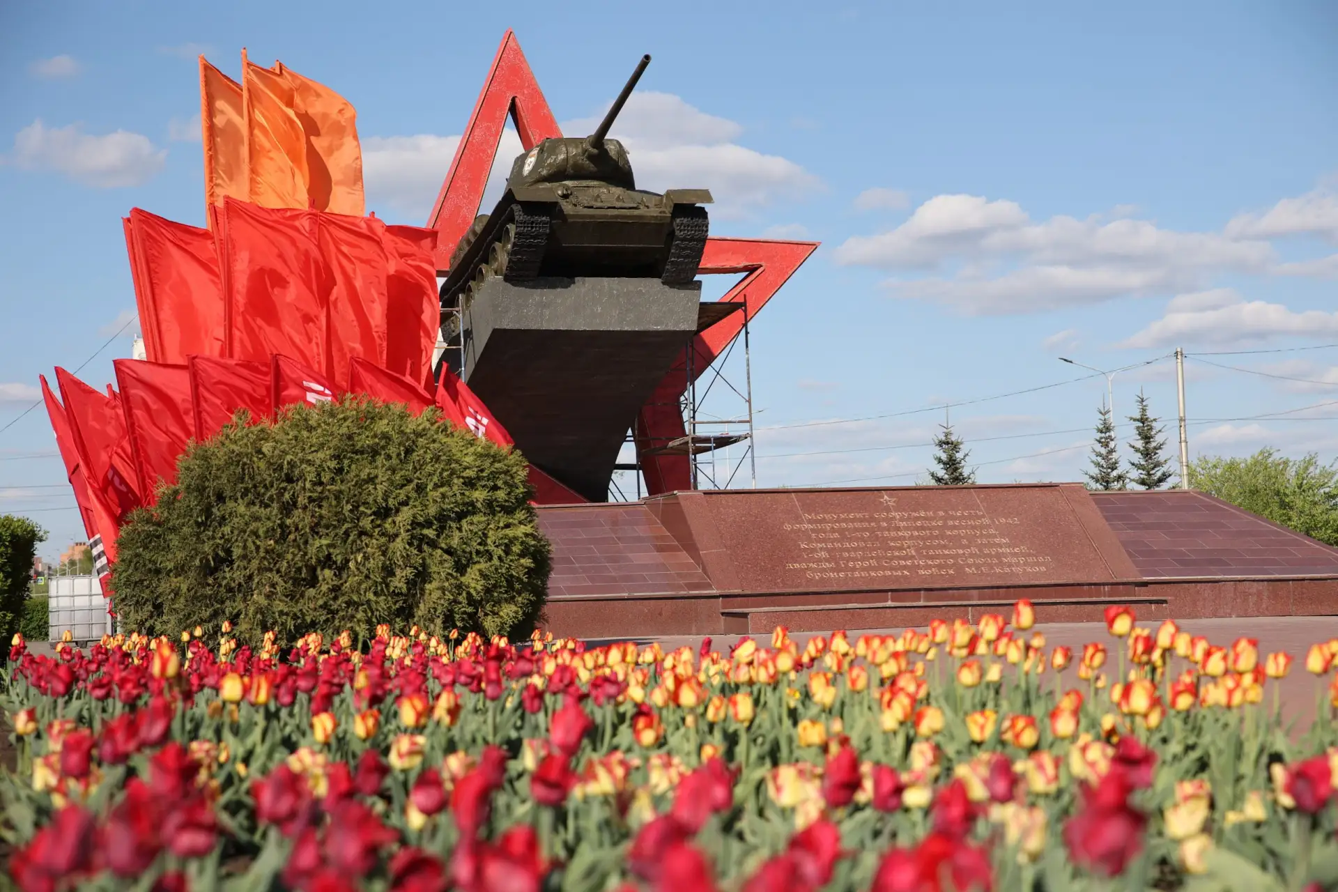 Движение на кольце площади Танкистов в Липецке снова ограничат с 19 часов