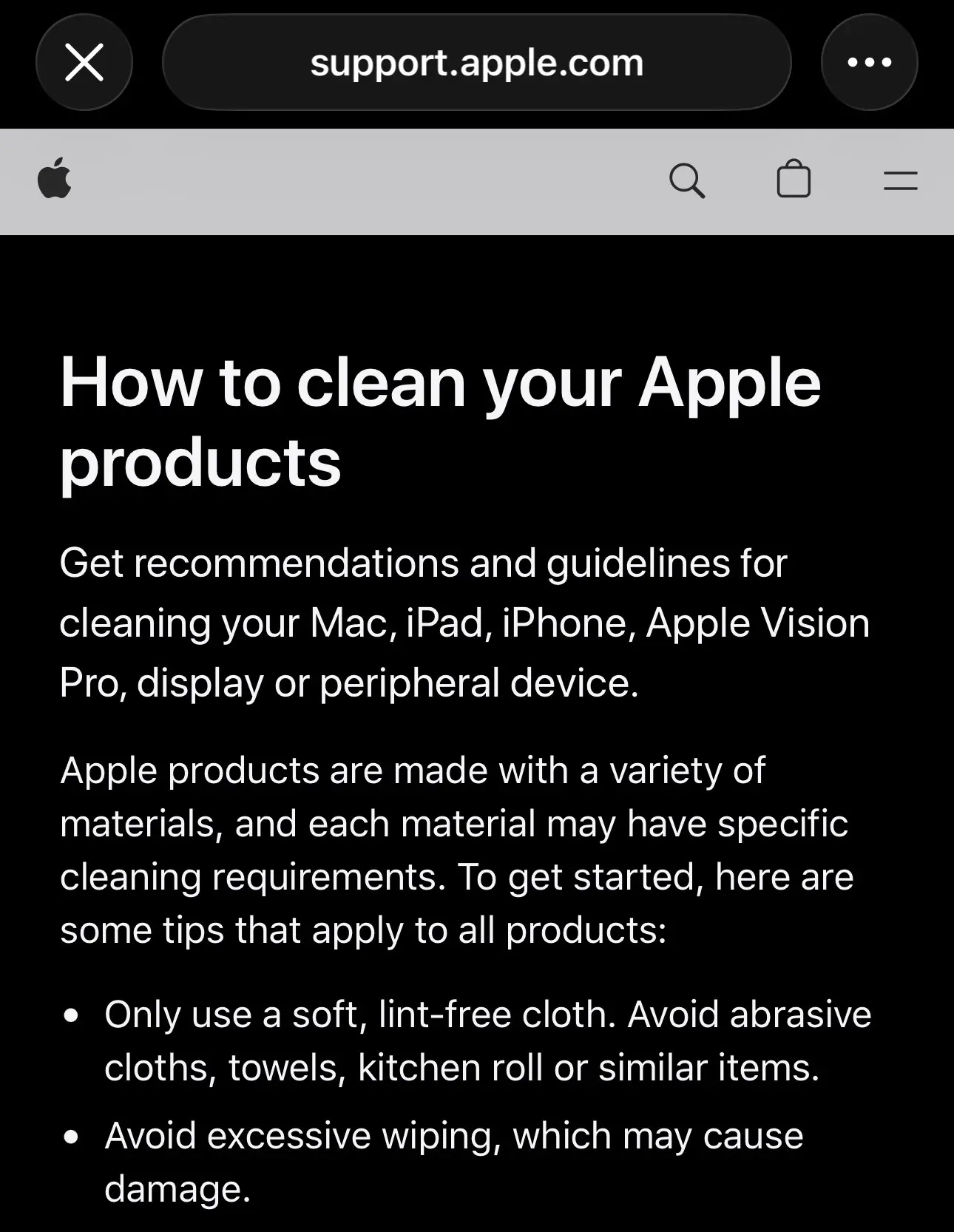 🧼 Кабель Apple тоже заслуживает чистоты