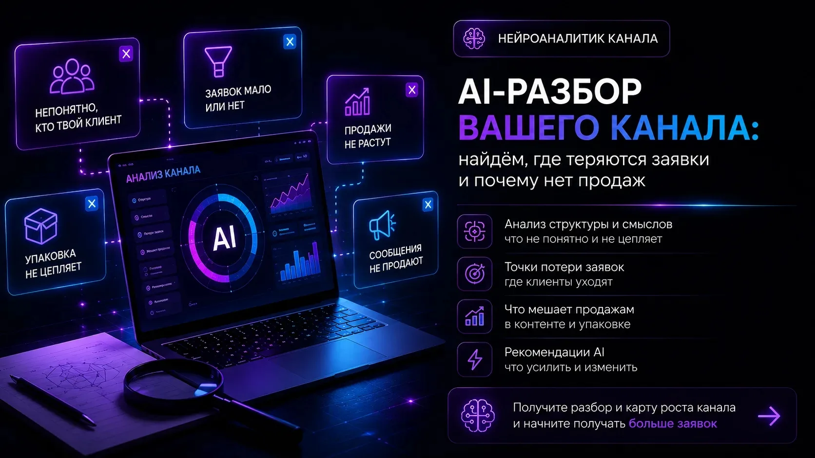 Что должно появиться в канале, чтобы были стабильные заявки и продажи

Очень многие эксперты думают: