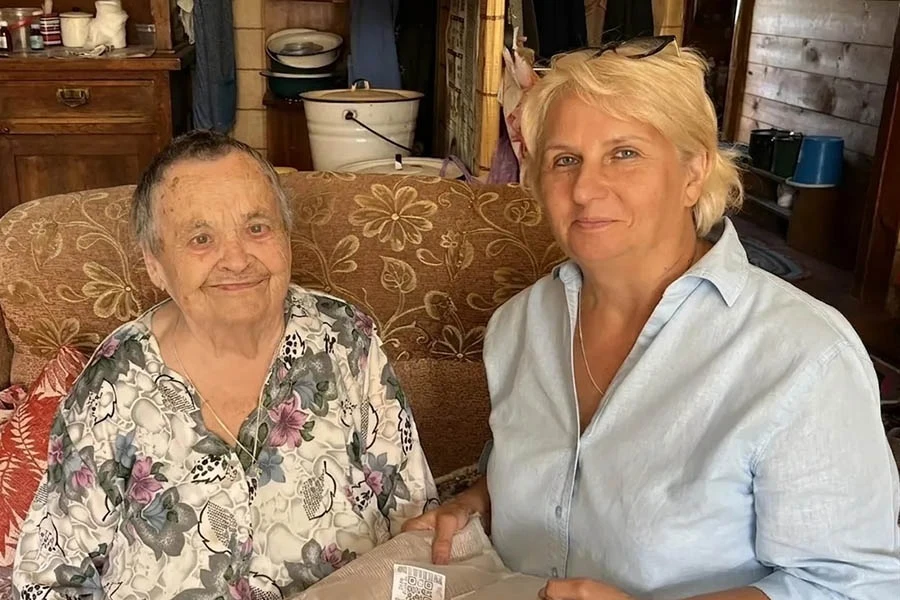 Жительница Камешково отметила свое 90-летие