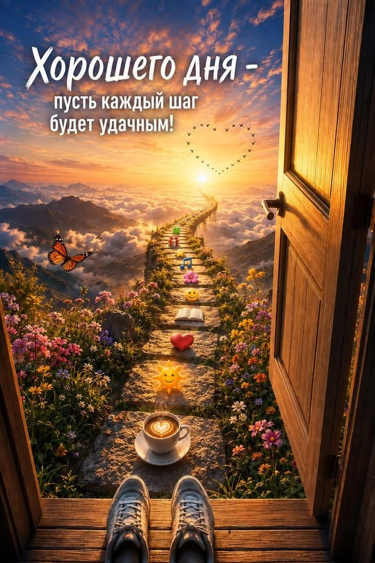 🥰 Ставьте реакции и делитесь открыткой с близкими ❤️