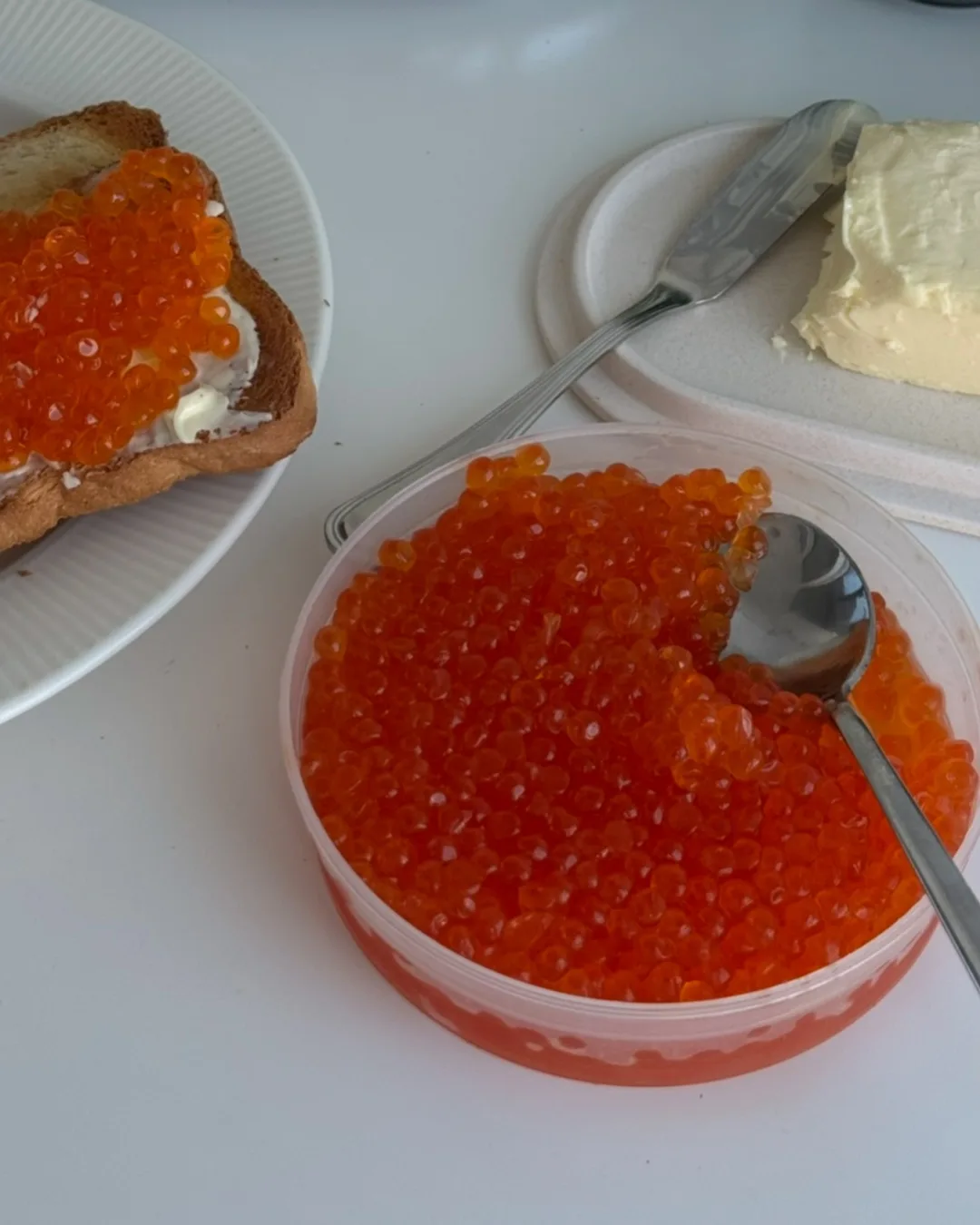 На завтра можно заказать красную икру, пишите 👉🏻 Moре Вкуса 

🔸Икра Кеты (слабосоленая, Камчатка)