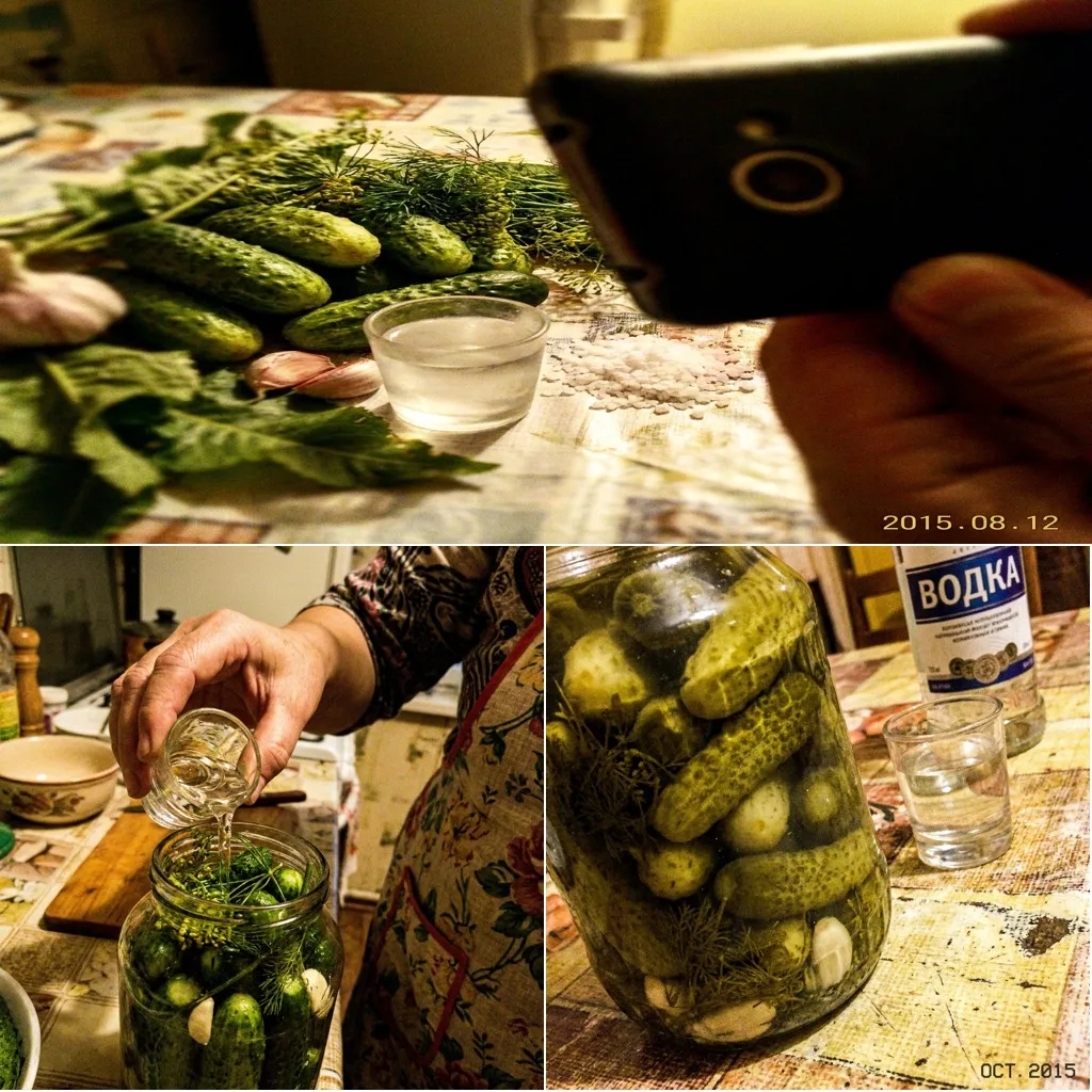 🥒 ОГУРЦЫ С ВОДКОЙ