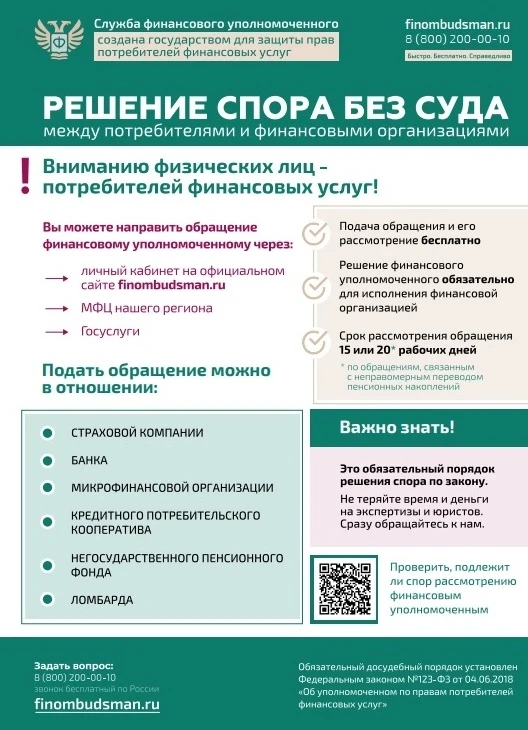 Физическим лицам - потребителям финансовых услуг