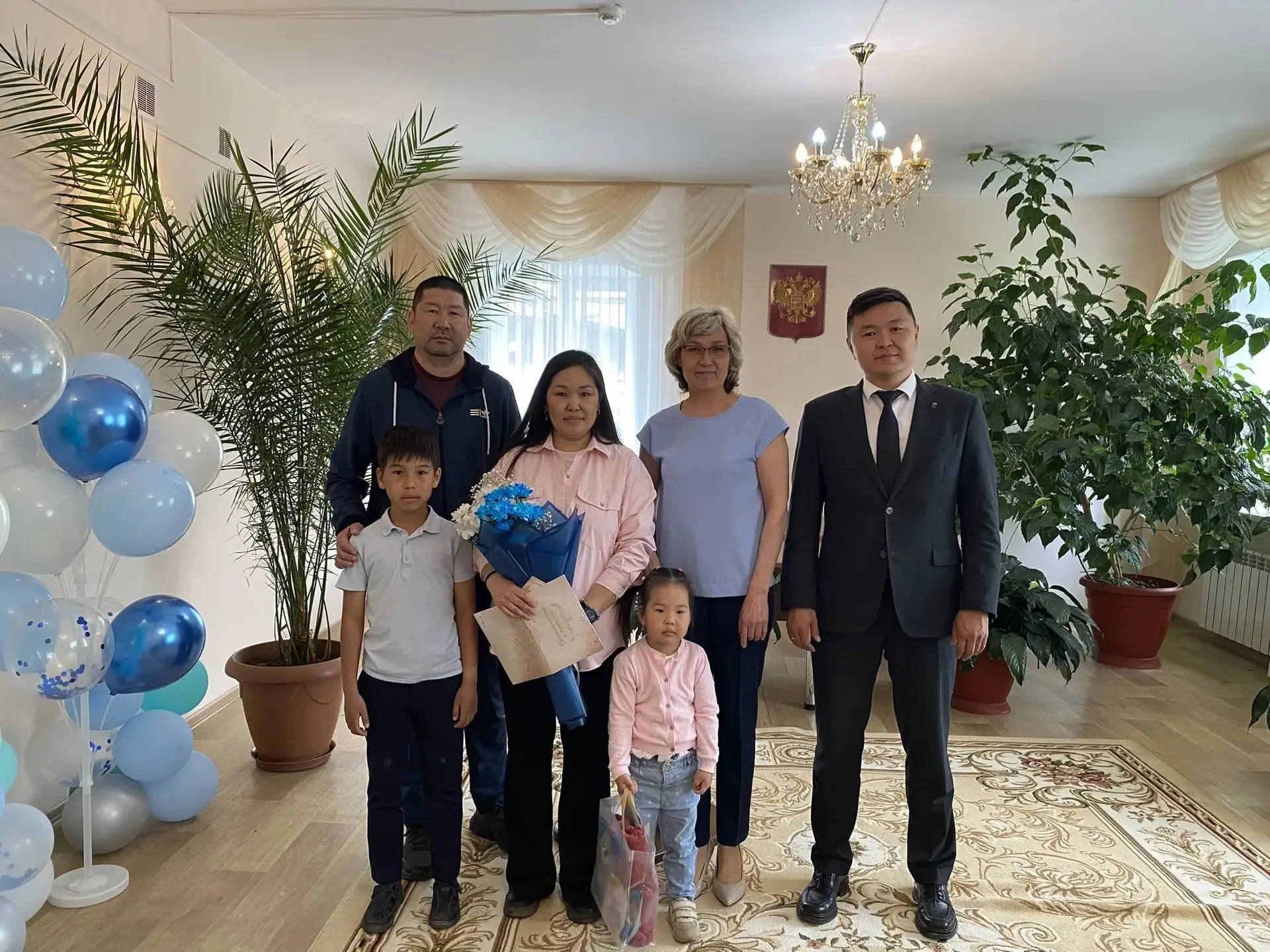 Баргузинский районный отдел Управления ЗАГС Республики Бурятия: Торжественная регистрация рождения в
