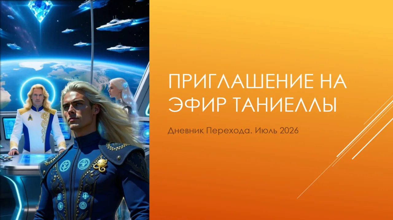 🔖 Уважаемые Попутчики!

Приглашаем вас на прямой эфир с Таниеллой в рамках Дневника Квантового Пере