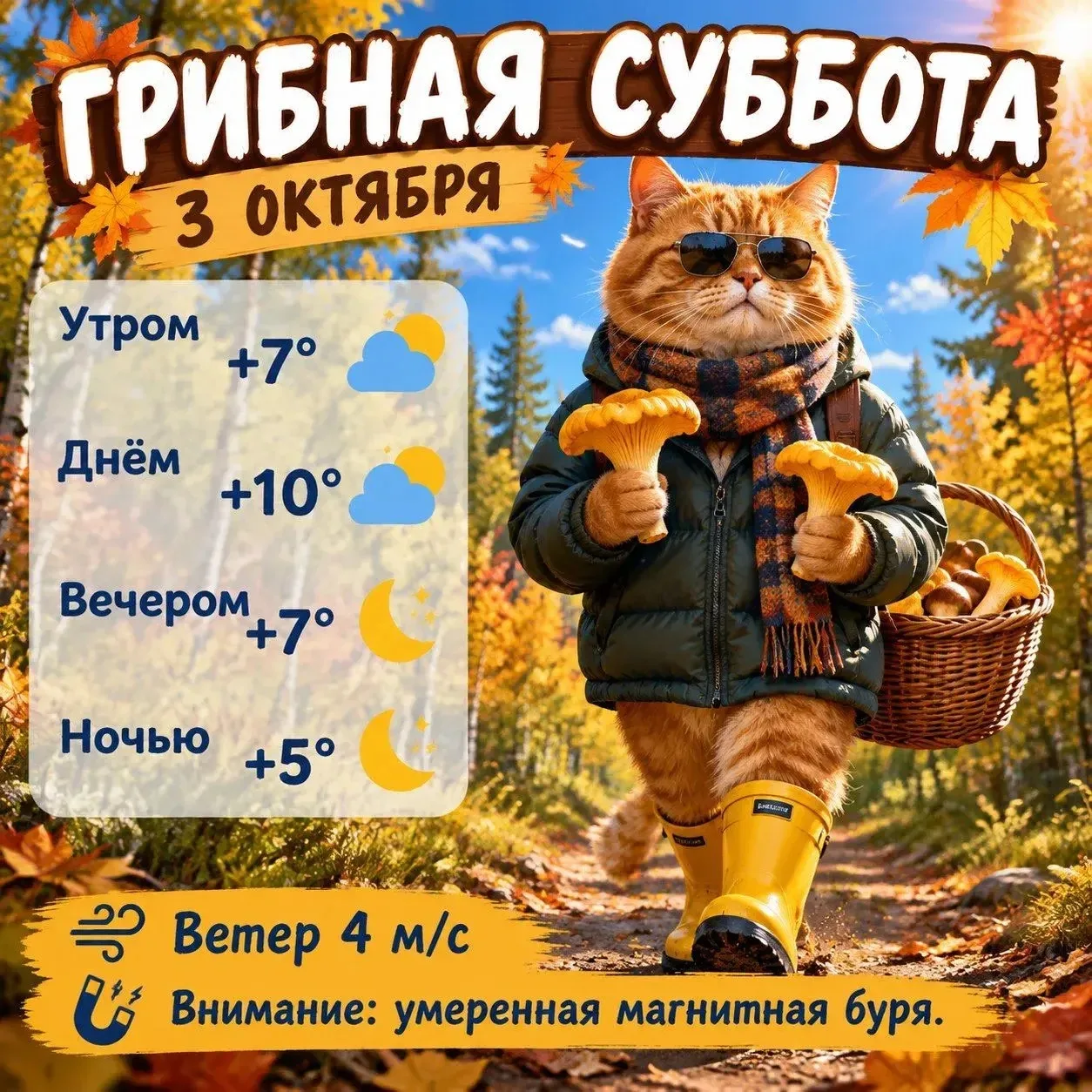Октябрь снова дышит холодом. Утром не захочется вылезать из теплой постели, за бортом в...