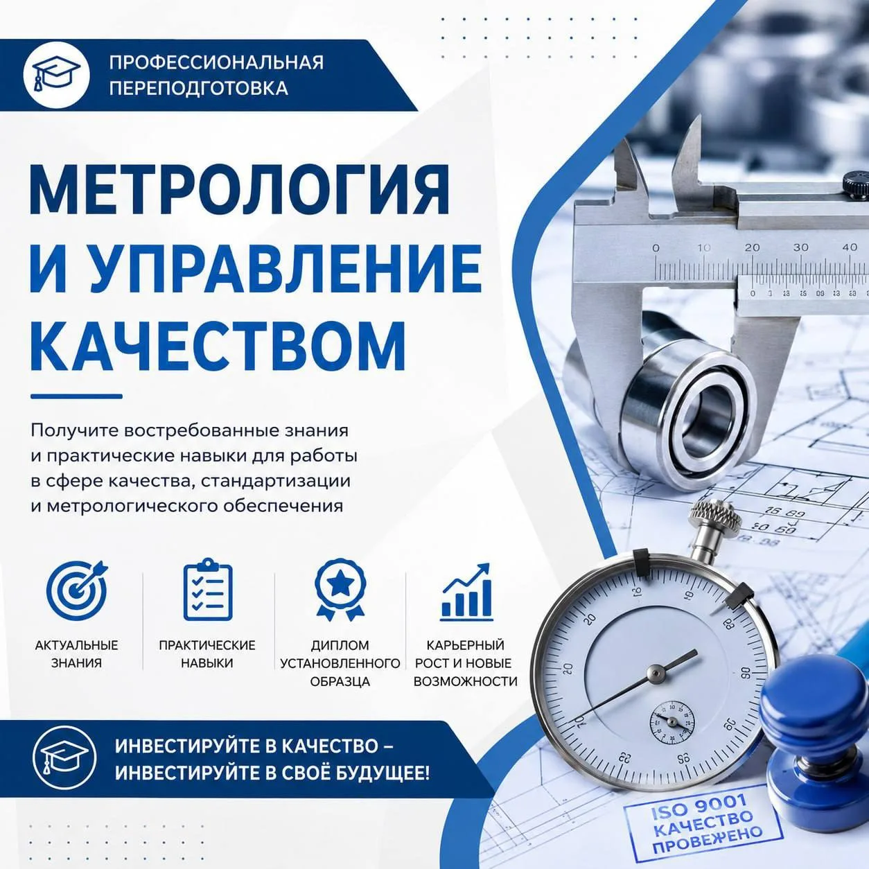 🎯 Хотите стать востребованным специалистом в области метрологии, стандартизации и упра...