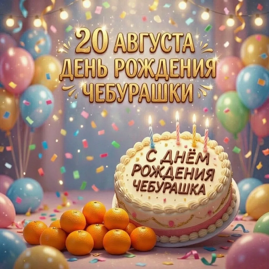 День рождения Чебурашки!