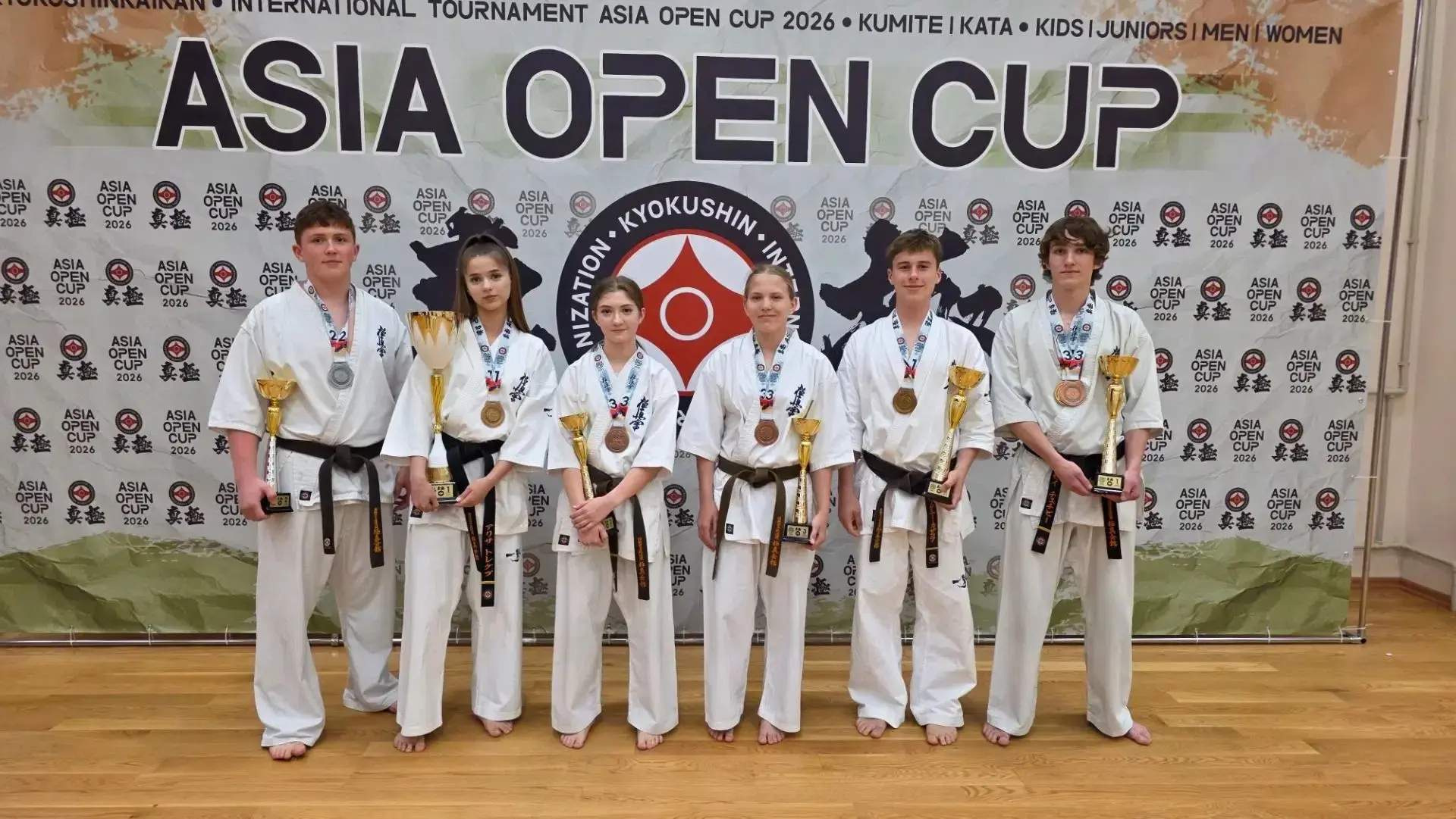 🏆 Успешное выступление на международном турнире по киокусинкай Asia Open Cup 2026!

В городе Гюмри 