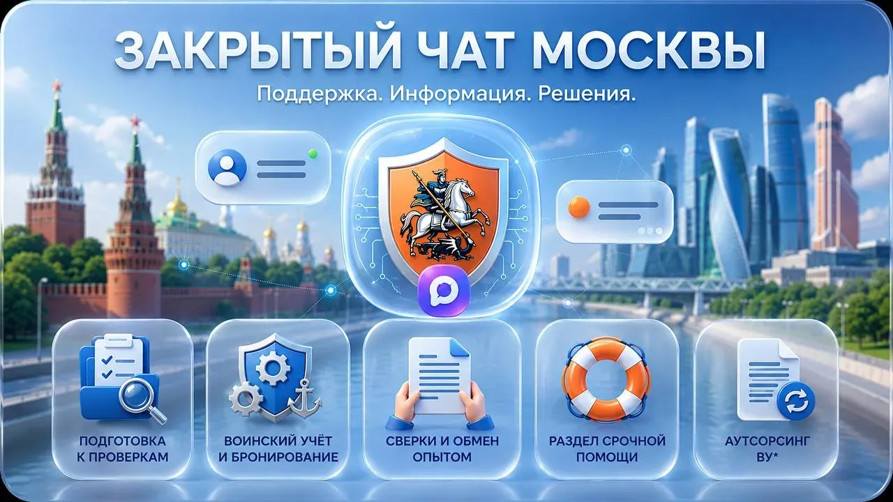 Закрытый чат — по военным комиссариатам города Москвы, отделу на Гончарова и Яблочкова теперь в Макс