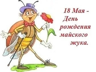 Необычный праздник отмечается 18 мая - День майского жука. 🪲🪲🪲
