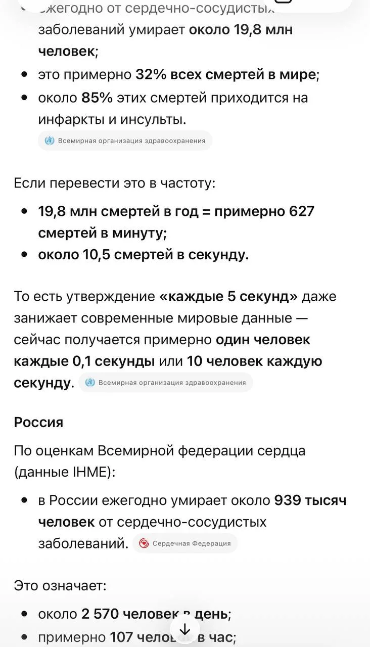 Холестерин — главный убийца. Сердечно-сосудистые заболевания — причина смерти №1

Мои дорогие, вот п