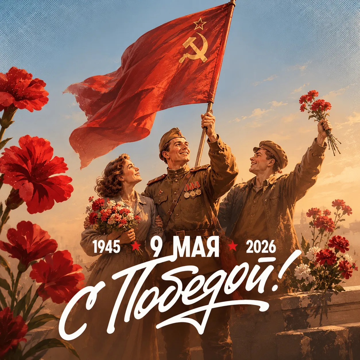 С Днем Великой Победы!

Дорогие друзья!

9 мая - это день нашей общей, бесконечной гордости. День, к