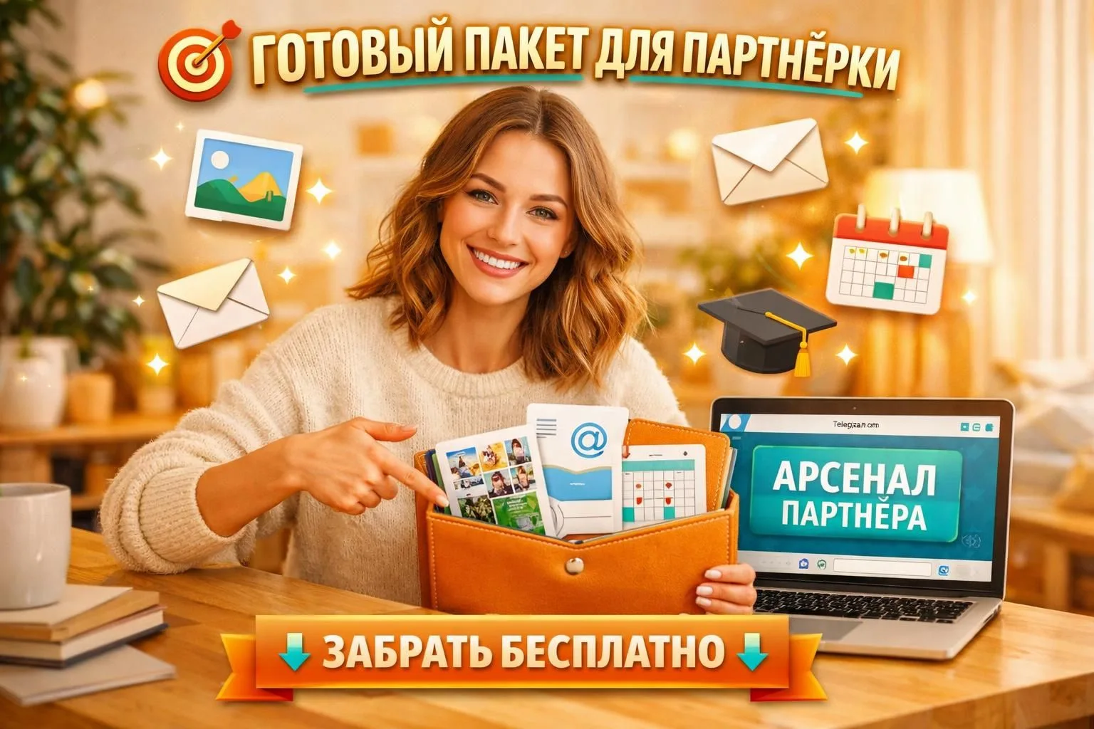🎯 «АРСЕНАЛ ПАРТНЁРА»: ГОТОВЫЙ ПАКЕТ ДЛЯ СТАРТА В ПАРТНЁРКАХ