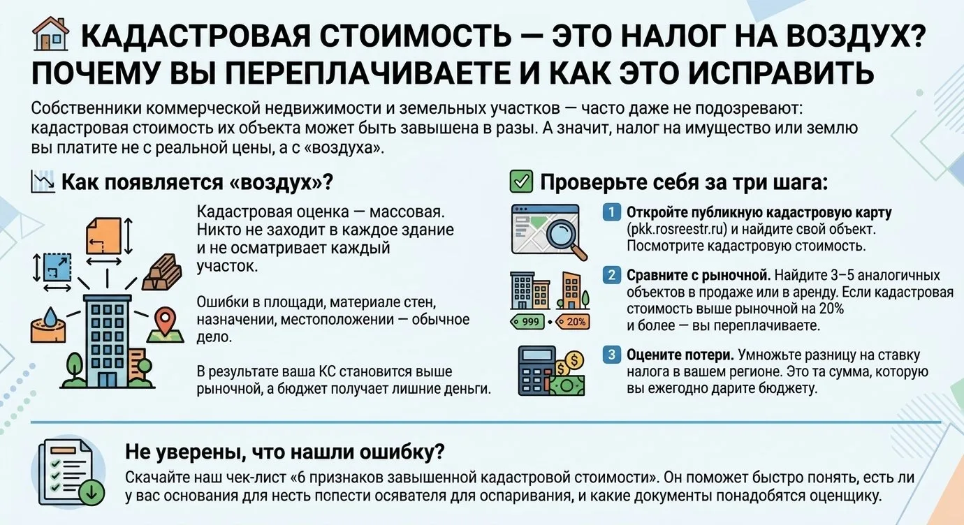 🏠 КАДАСТРОВАЯ СТОИМОСТЬ — ЭТО НАЛОГ НА ВОЗДУХ? ПОЧЕМУ ВЫ ПЕРЕПЛАЧИВАЕТЕ И КАК ЭТО ИСПР...