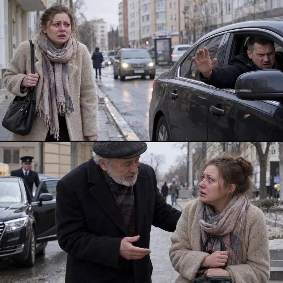 Муж выгнал Машу из машины в незнакомом городе, но вдруг к ней подошёл старик и сказал: ...