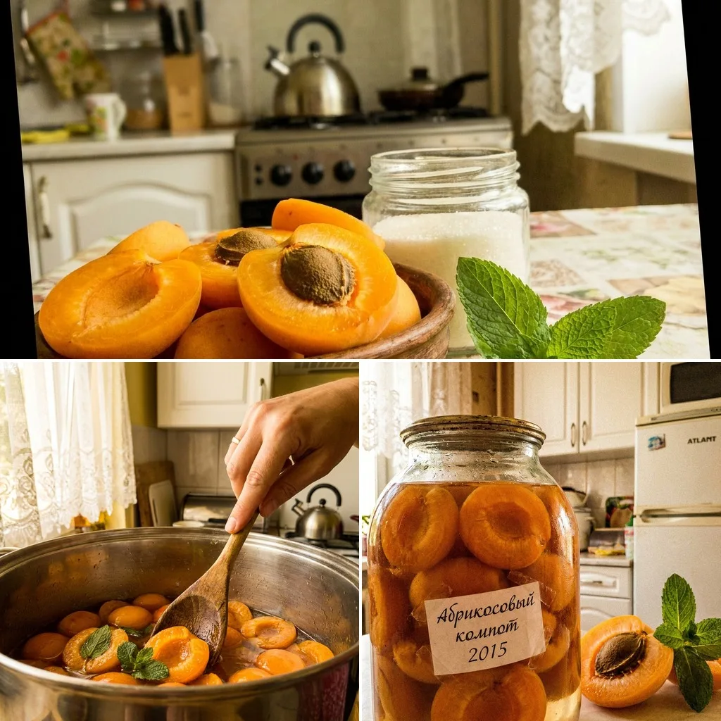 🍑 КОМПОТ ИЗ АБРИКОСОВ