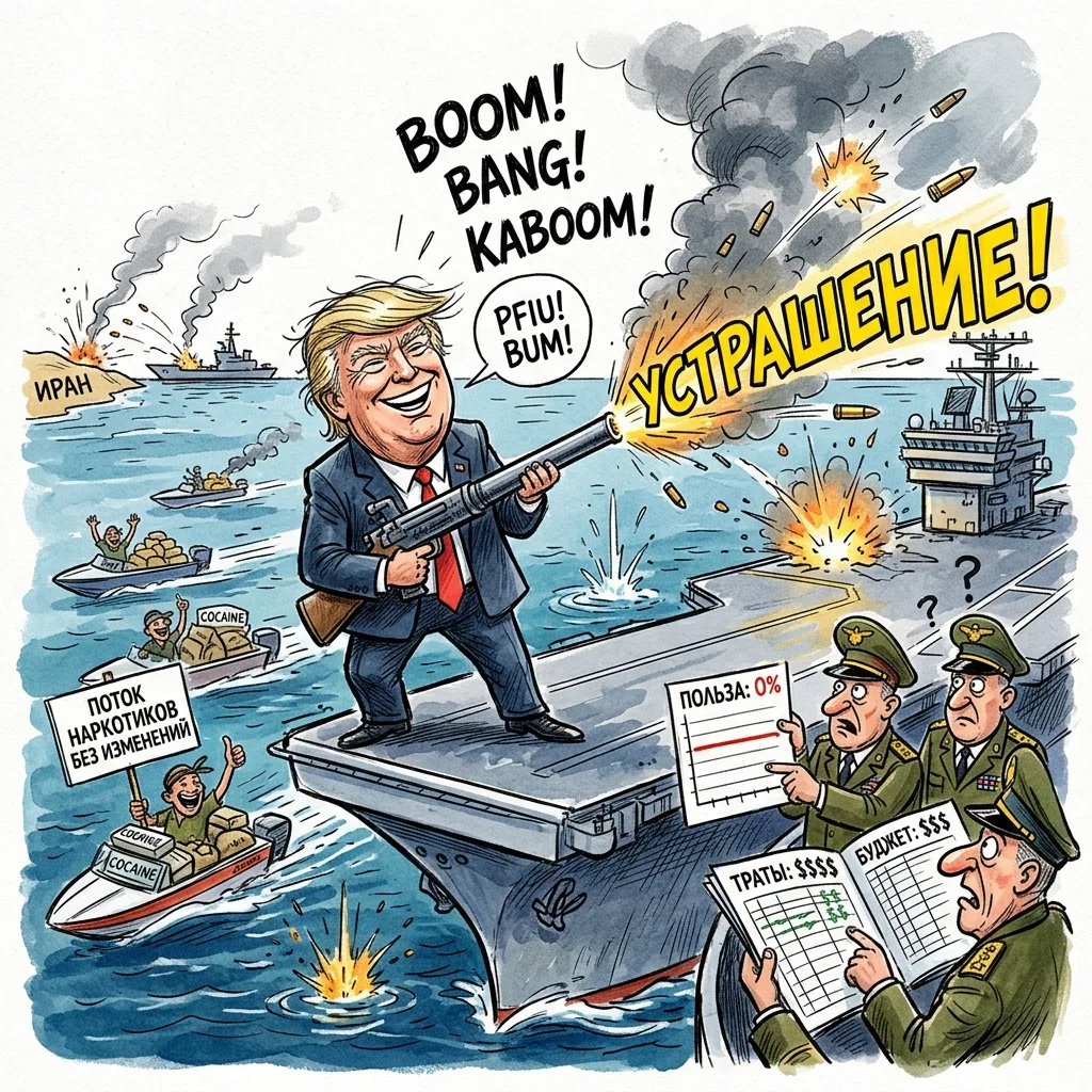 👁️‍🗨️ Внезапно оказалось, что Трампу просто нравится стрелять для устрашения. Washington Post сооб