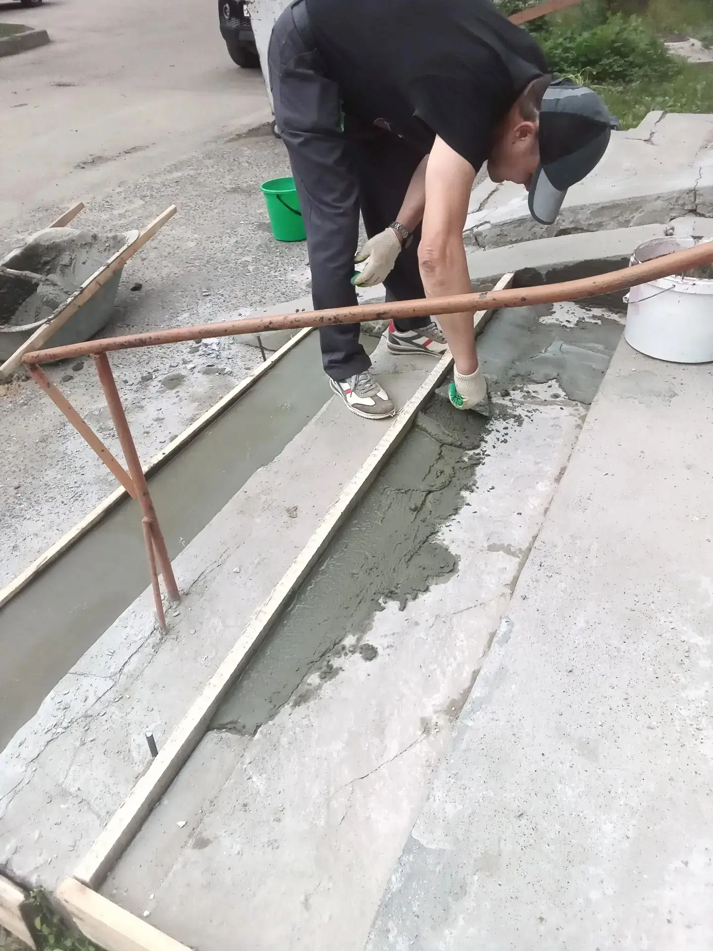 Ремонт входной группы многоквартирного жилого дома 🏘