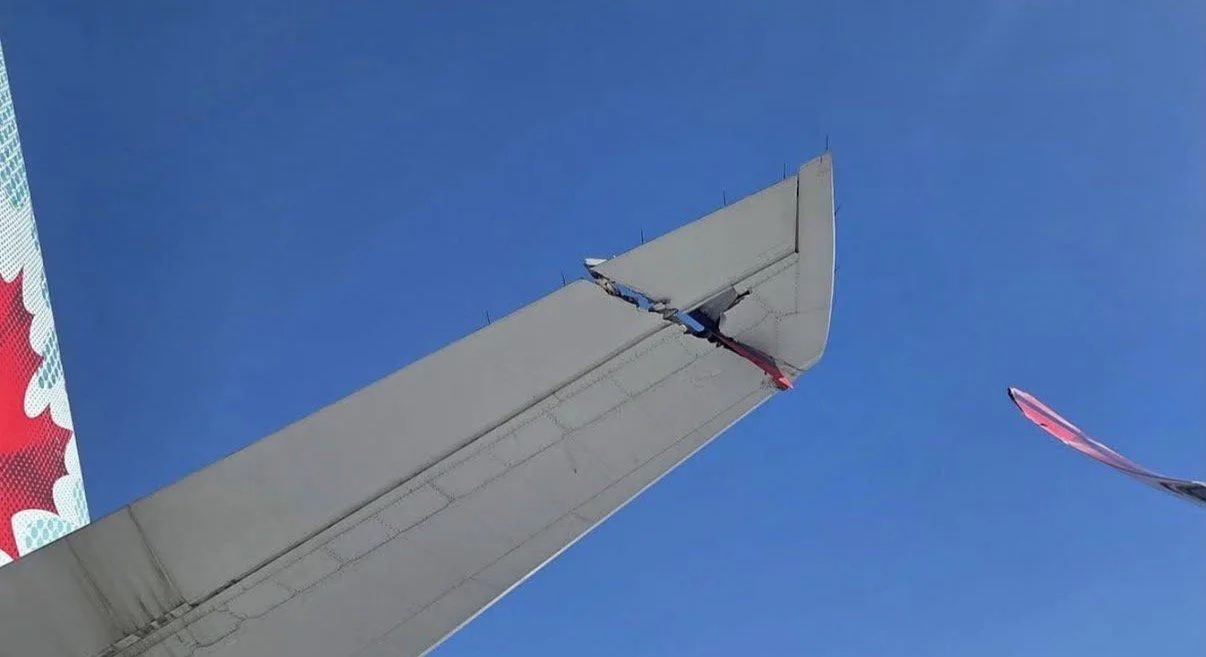 🇺🇸 A350 Delta столкнулся с Boeing 777 Air Canada на перроне в а/п Лос-Анджелеса