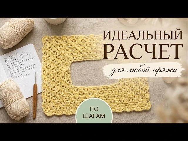 Идеальный расчет для любой пряжи🌸