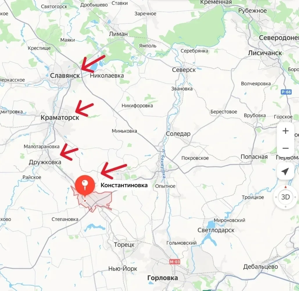 Константиновка наша. Крупнейший опорный пункт Славянско-Краматорского узла обороны ВСУ.