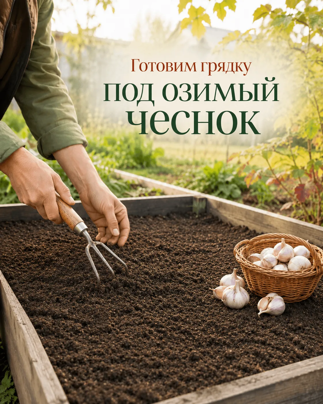 🧄 Озимый чеснок скоро отправится к вам. Грядку лучше подготовить уже сейчас — за 2–3 н...