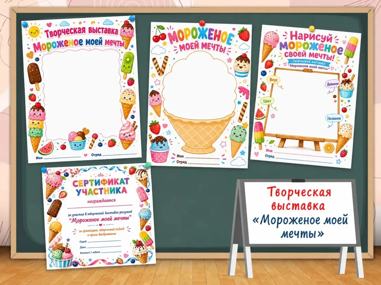 🍦 Творческая выставка “Мороженое моей мечты”