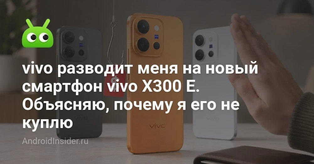vivo X300 E: стоит ли новый «флагман» своих денег и чем он отличается от X300 и X300 FE

В линейке v