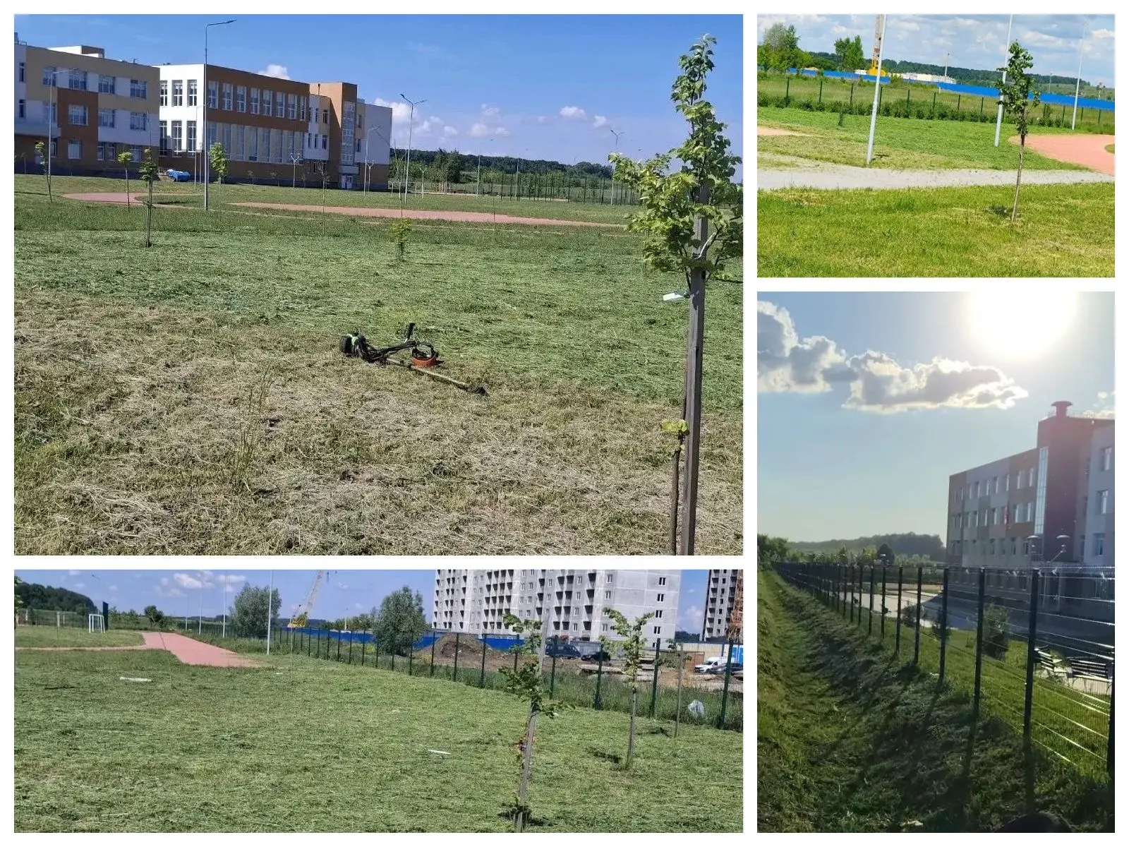 💪Благодарим активных родителей, оказавших помощь в благоустройстве территории школы – в частности, 