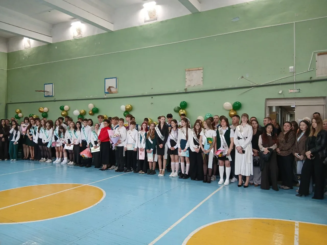 🌟 Торжественная линейка, посвящённая Последнему звонку для учащихся 9-х классов в лицее  Для наших 9