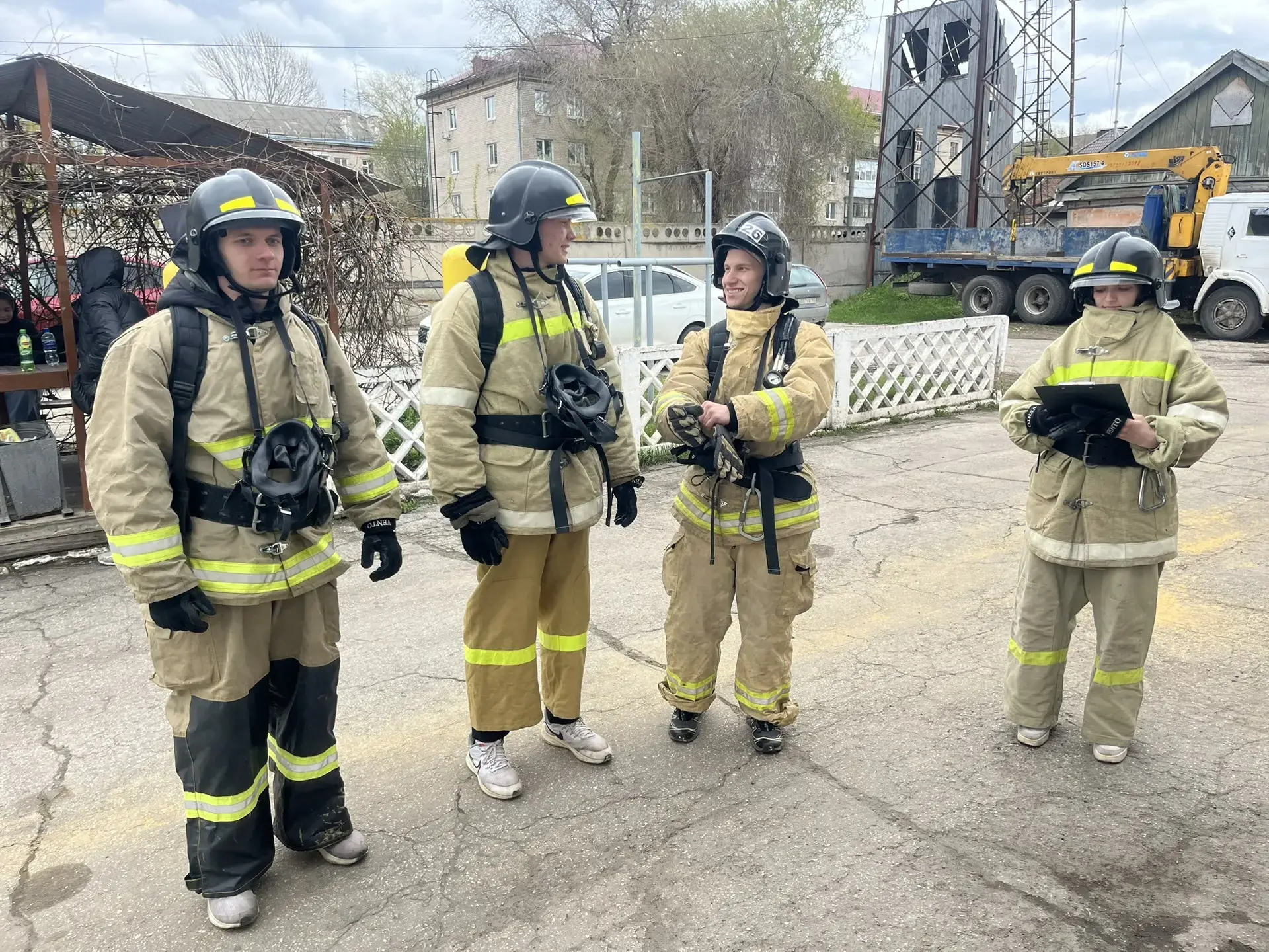 🚒Сегодня, 28.04.2026, в преддверии Дня пожарной охраны России на базе ГБПОУ «ТСЭК» и 86 ПСЧ прошла Р