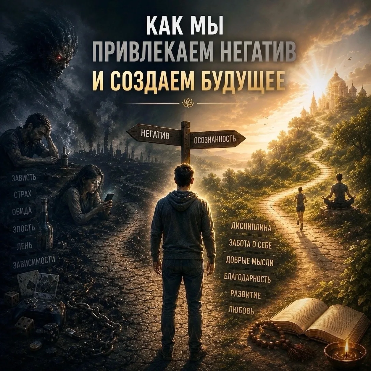 🤔 КАК МЫ САМИ ПРИВЛЕКАЕМ НЕГАТИВ И СОЗДАЁМ БУДУЩЕЕ