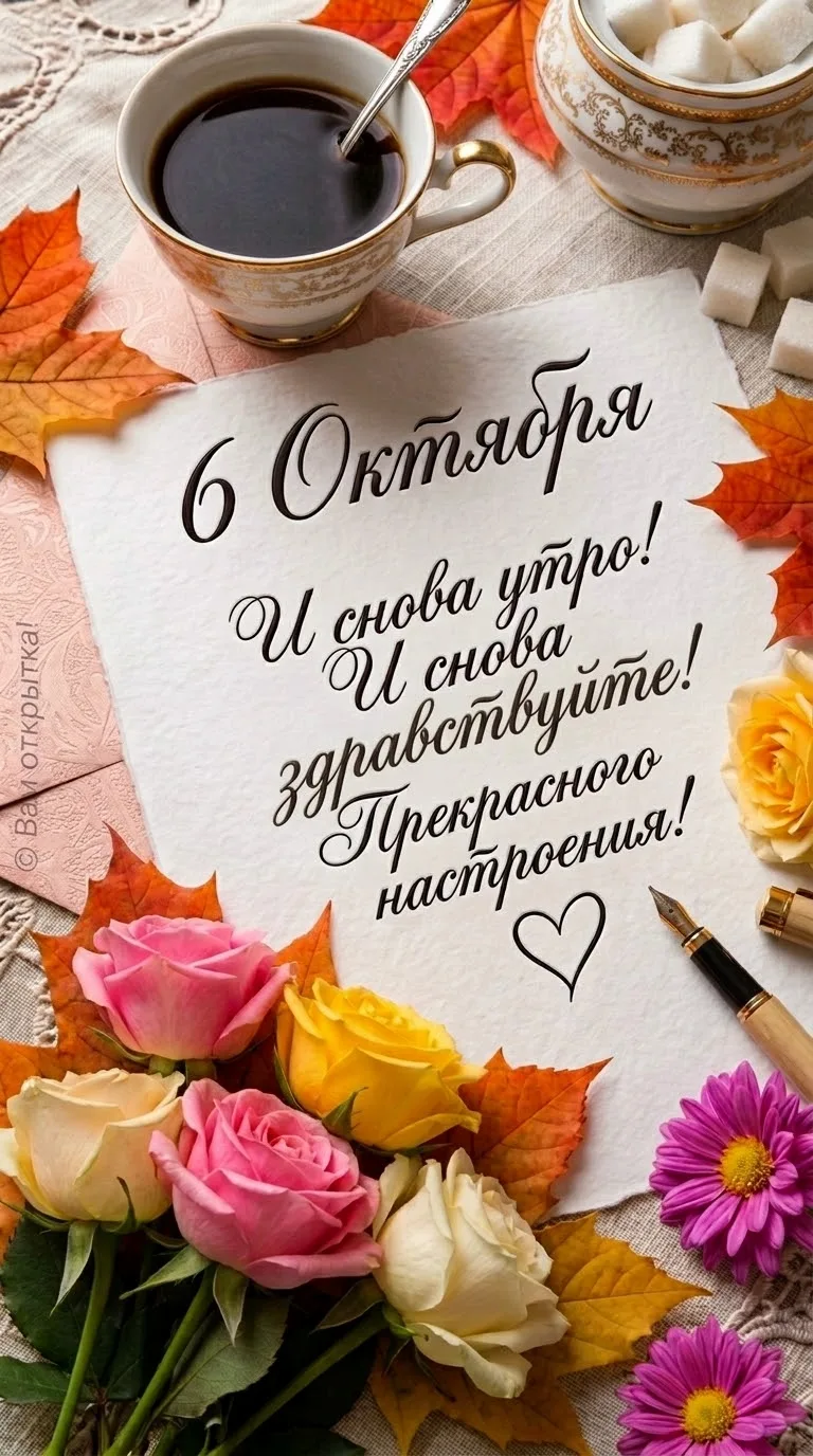 #ДоброеУтро6Октября