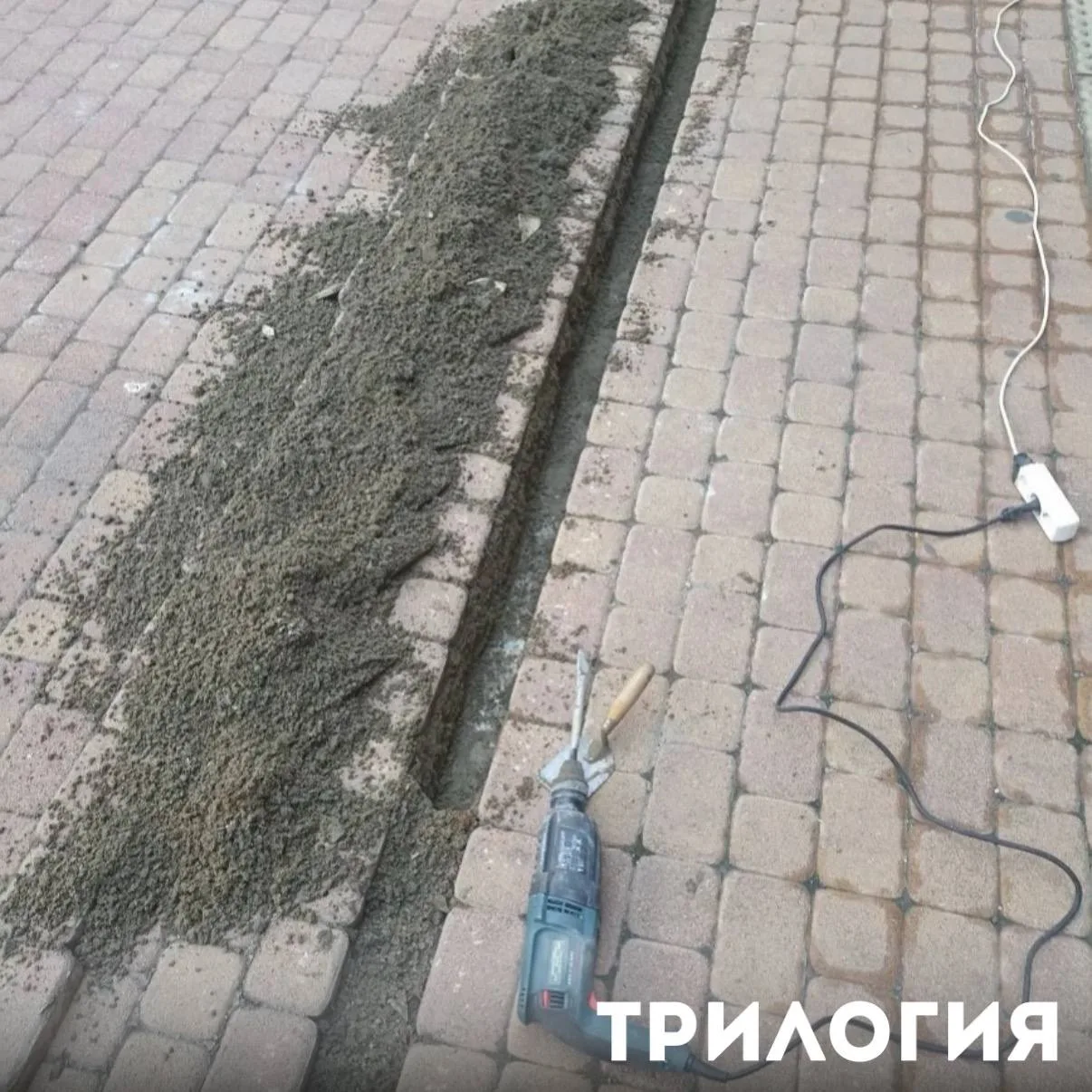 На территории комплекса «Трилогия» продолжаются работы по монтажу поливочной системы.

Поливочная си