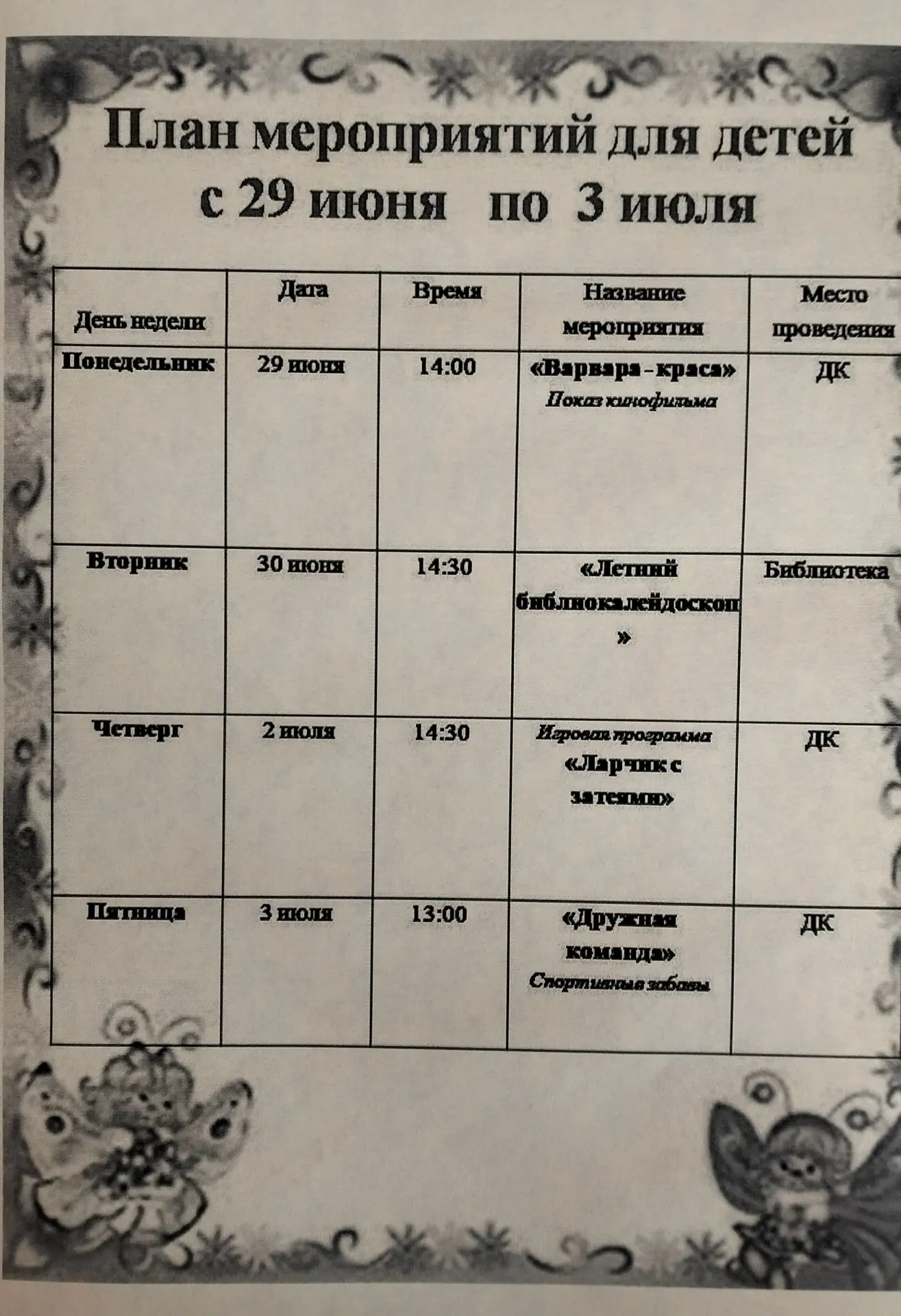 Медиа публикации