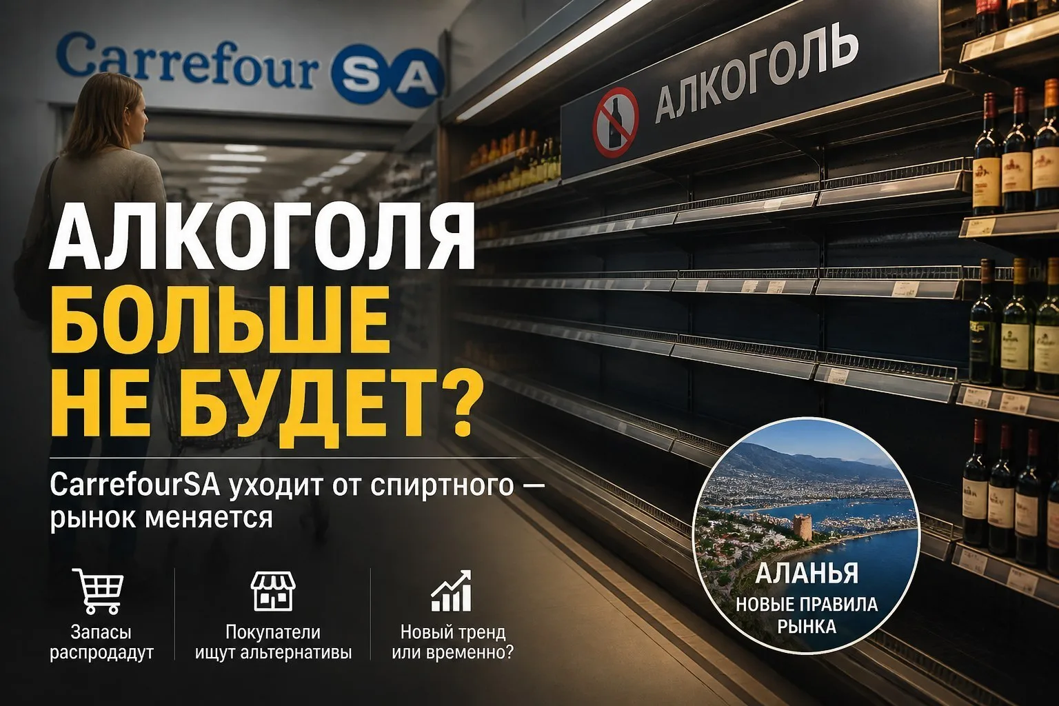 🛒 Крупная розничная сеть отказалась от продажи алкоголя: что ждать дальше?

📰 В сети появилась инф