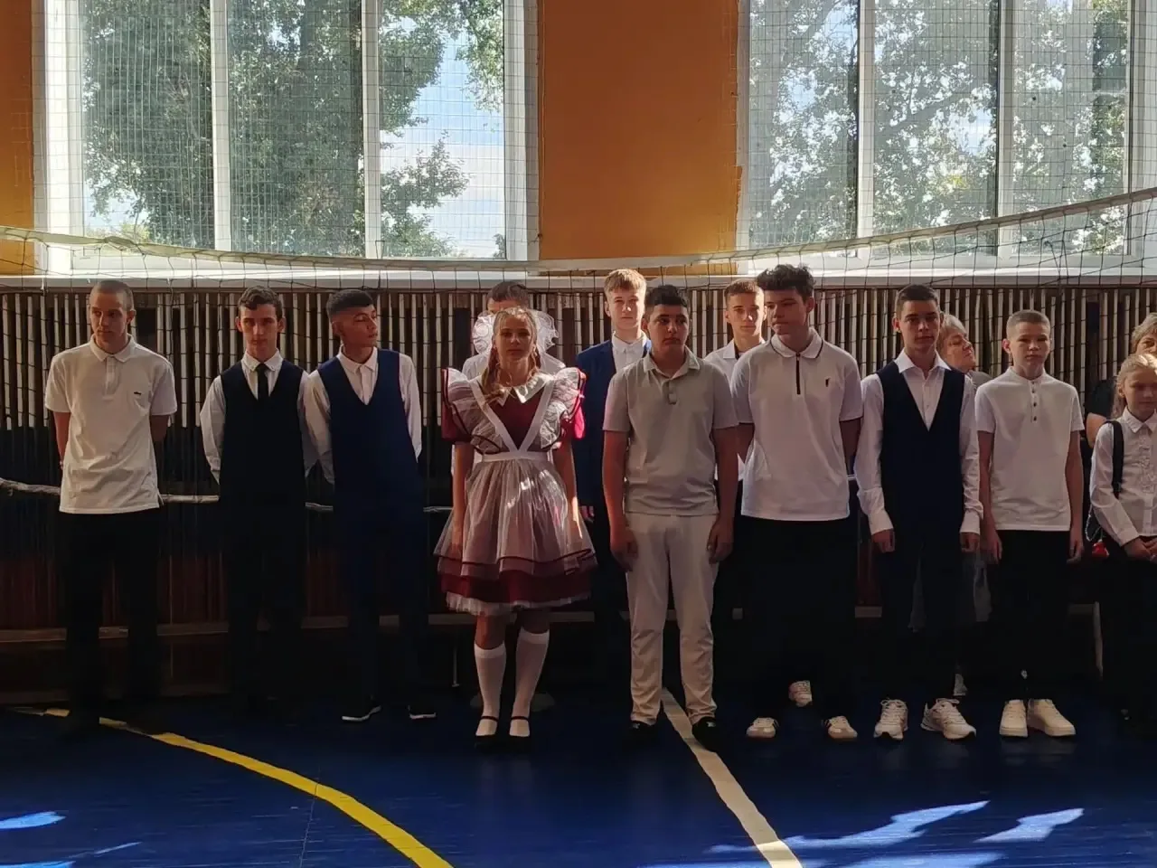 Первого сентября в Краснобратской основной общеобразовательной школе имени Г. И. Корнее...