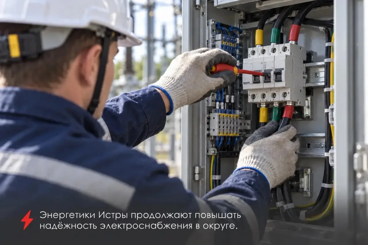 Энергетики Истры продолжают повышать надёжность электроснабжения в округе.