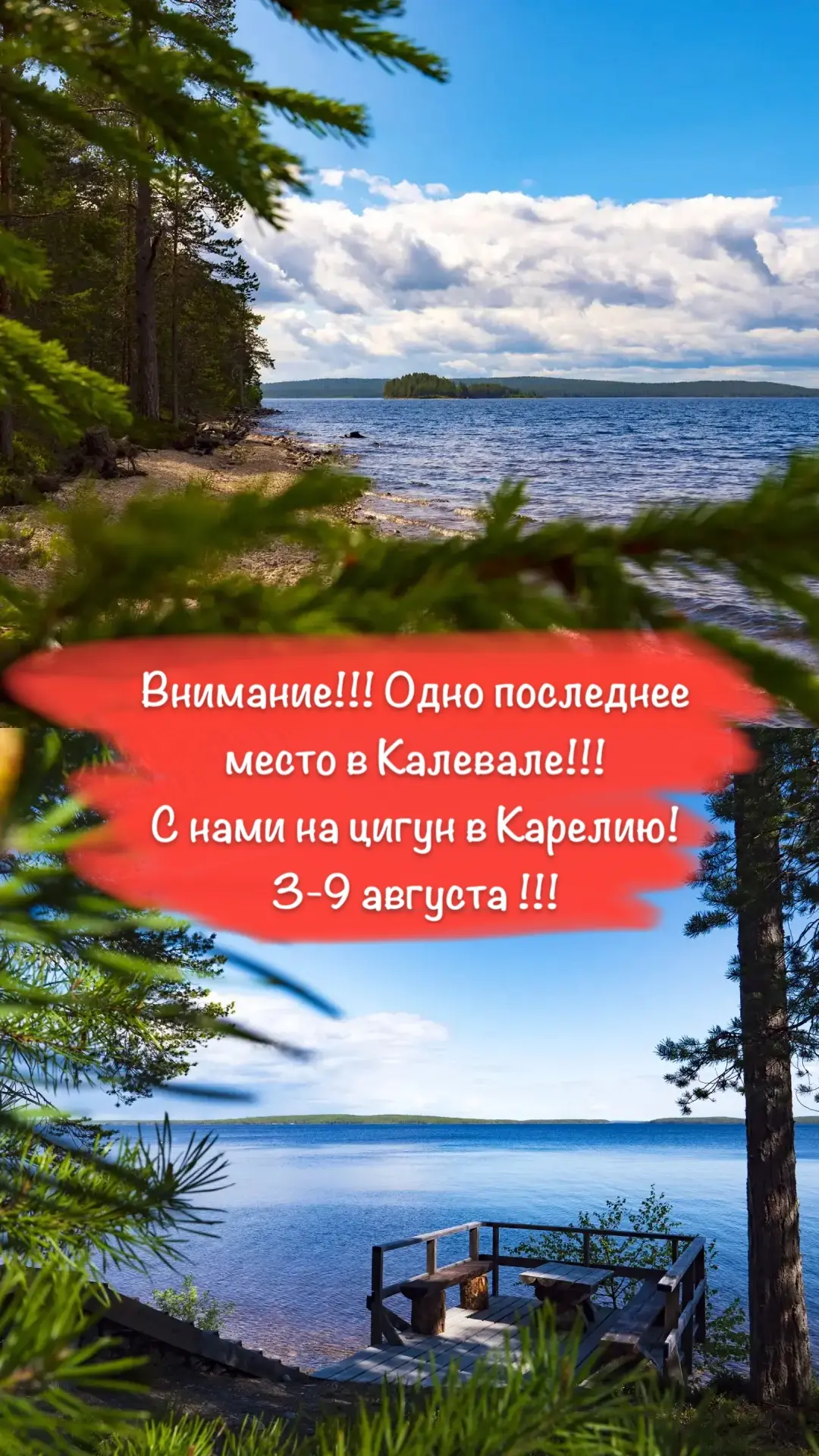 Ух кому-то повезёт! Цигун в Карелии 3-9 августа!