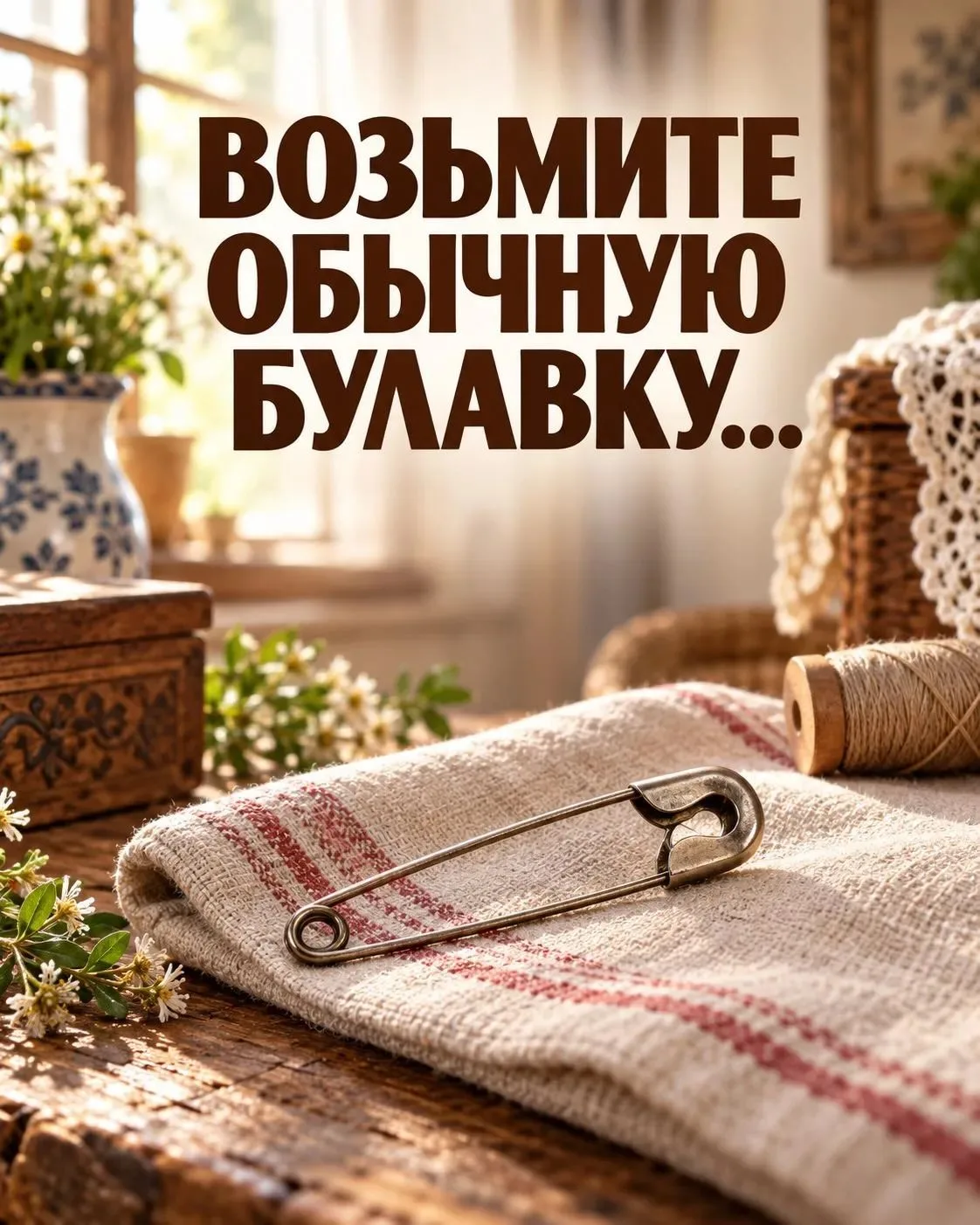 Обычная булавка — а сколько старых поверий было с ней связано! 🧷