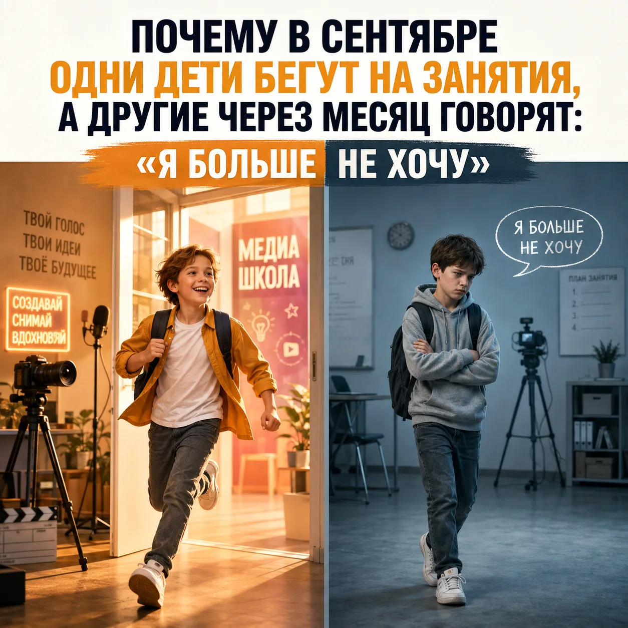 ПОЧЕМУ В СЕНТЯБРЕ ОДНИ ДЕТИ БЕГУТ НА ЗАНЯТИЯ, А ДРУГИЕ ЧЕРЕЗ МЕСЯЦ ГОВОРЯТ: «Я БОЛЬШЕ Н...