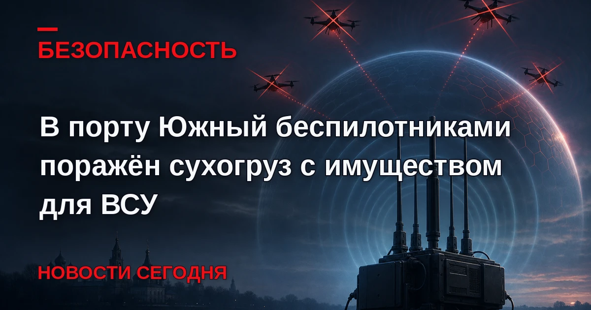 Вооружённые силы России нанесли авиаудар по судну с грузами, предназначенными для украи...