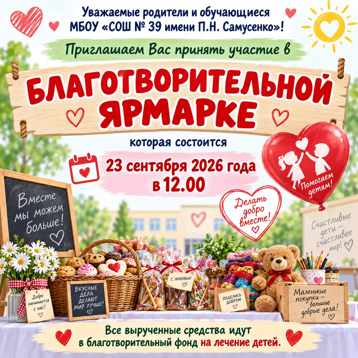 📍ЖДЕМ ВСЕХ НА БЛАГОТВОРИТЕЛЬНУЮ ЯРМАРКУ! 📍