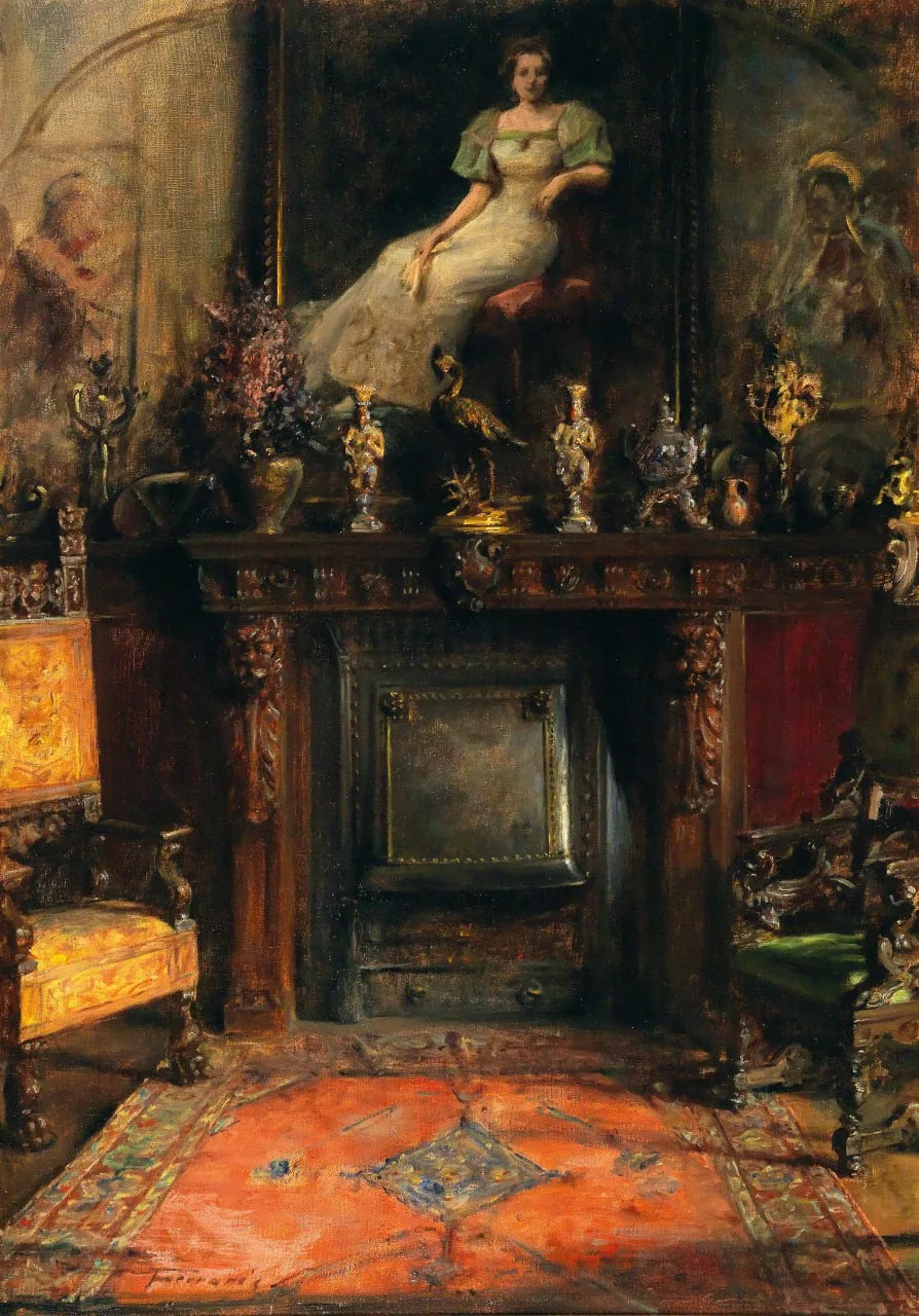 "Интерьер с видом на камин и картину"

Художник / Артур Феррарис
(1856-1936)

Искусство | Картины

Х