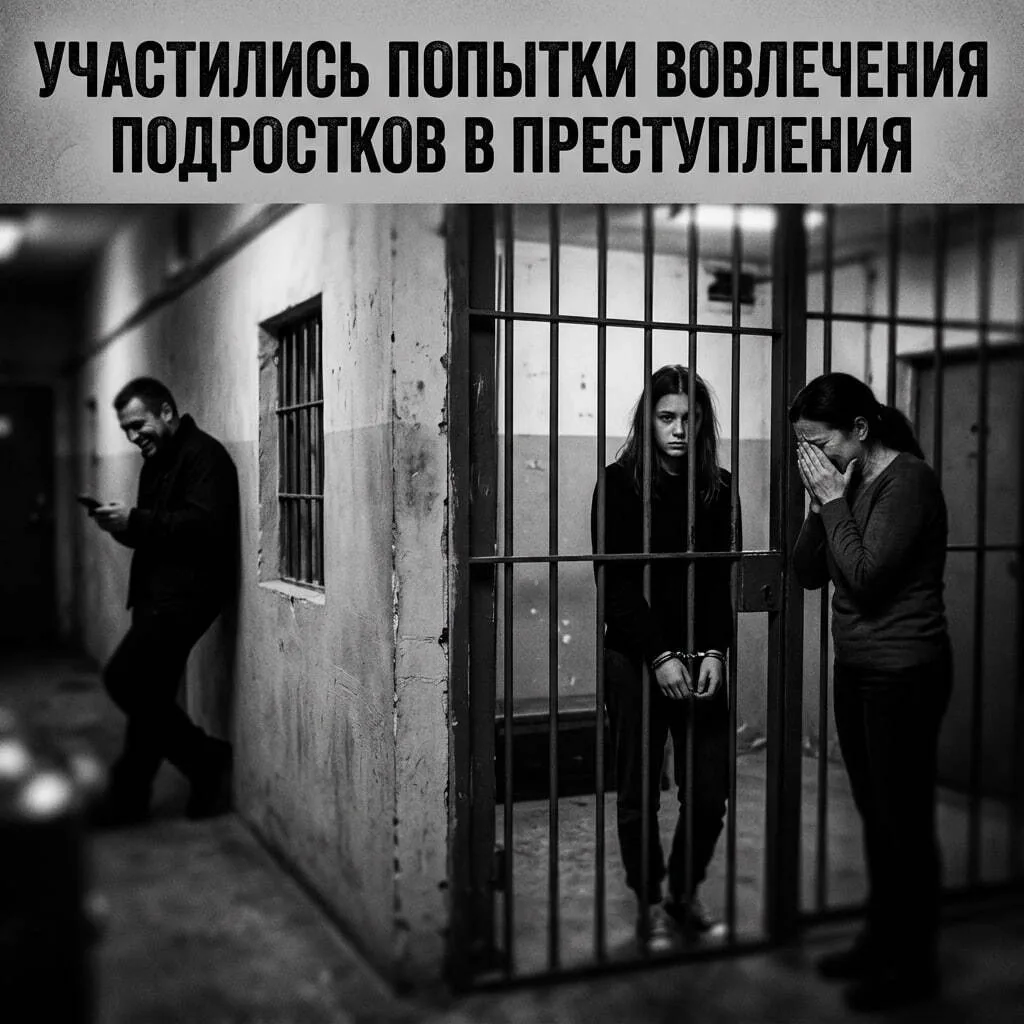 Участились попытки вовлечения подростков в преступления 🗣
