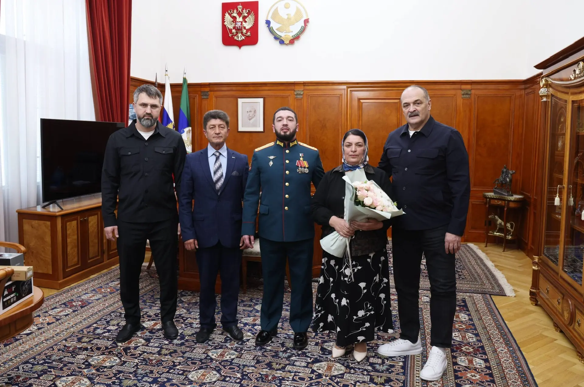🎖Сергей Меликов встретился с Героем России Саидом Ибрагимовым.