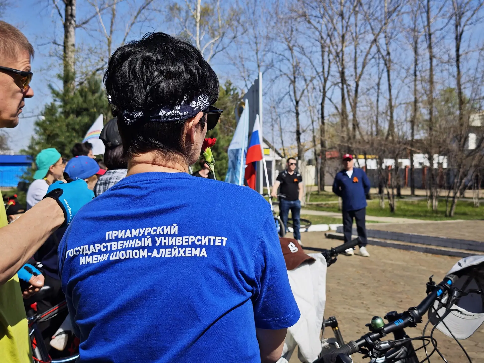 🚴Турклуб Университета Шолом-Алейхема провел велопробег по маршруту Памяти в Биробиджане  Туристическ